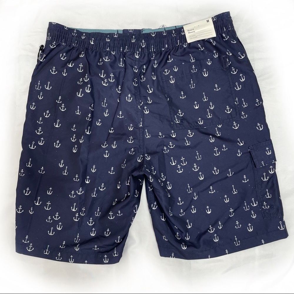 GOODFELLOW & CO NAVY ANCHORS BOARD SHORTS - Picture 2 of 3